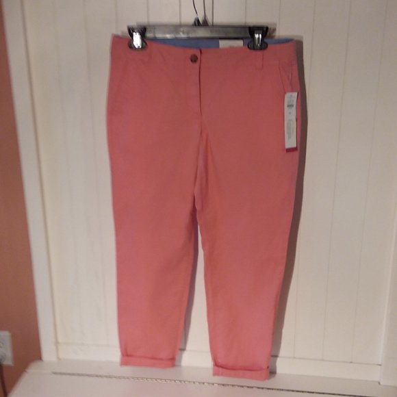 Talbots The Weekend Chino Peach Women size 4P  NWT - Picture 1 of 9